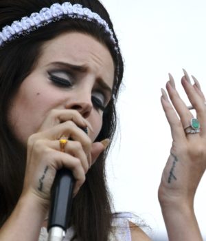 American singer, Lana Del Rey, performs