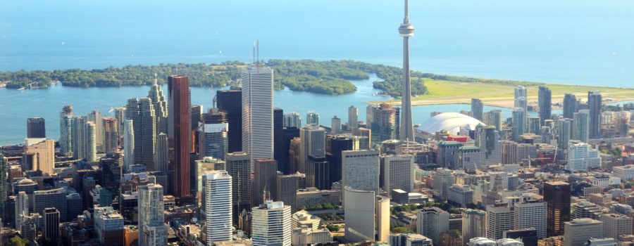 Toronto view of skyline
