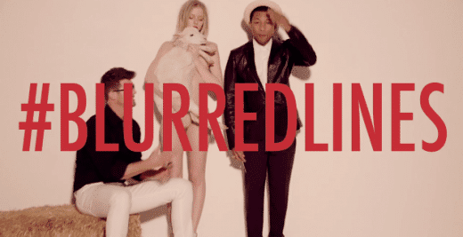 Blurred Lines picture of Robin Thicke and Pharrell Williams